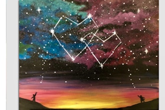 Paint Nite: Written in the Stars - Partner Painting